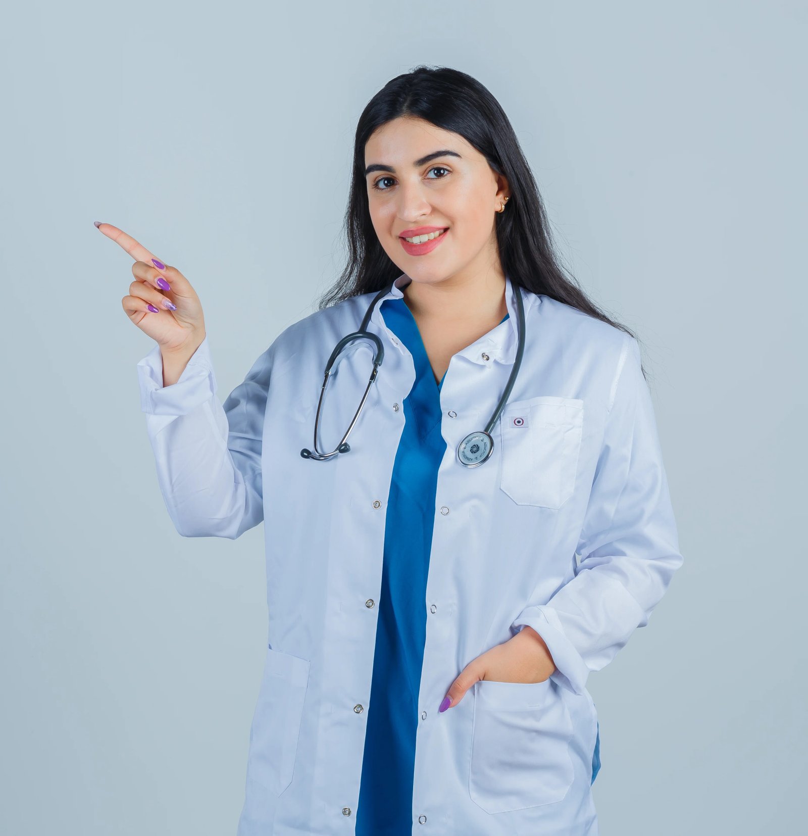 Nurse assisting patient